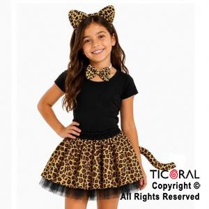 SET LEOPARDO VINCHA MO�O POLLERA Y COLA